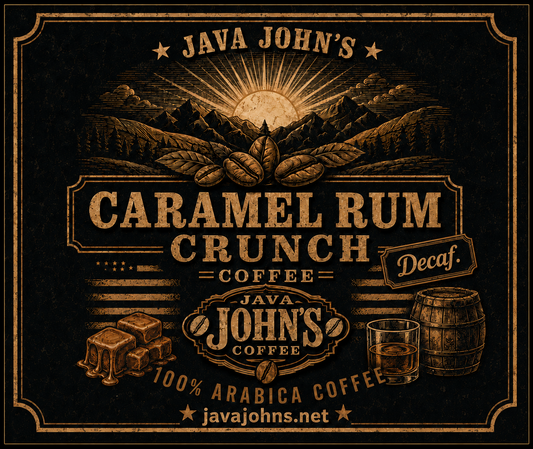 Caramel Rum Crunch Decaf.
